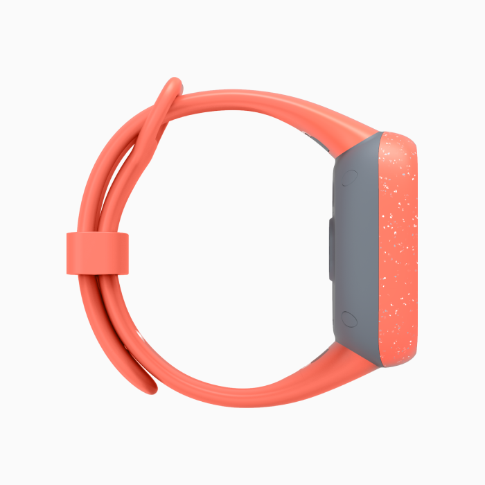 Sideview of Adventurer watch showcasing full wrist strap