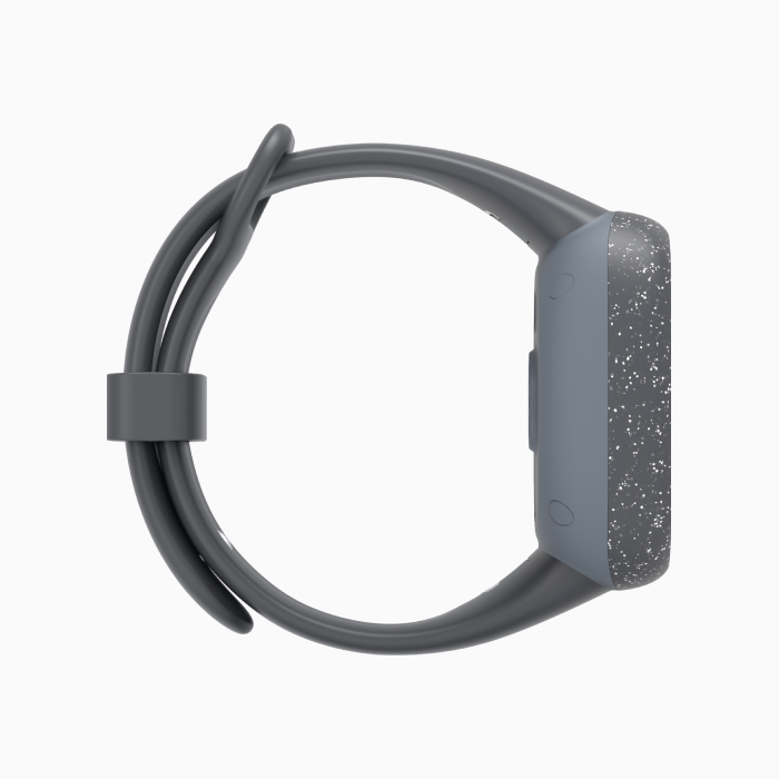 Sideview of Adventurer watch showcasing full wrist strap