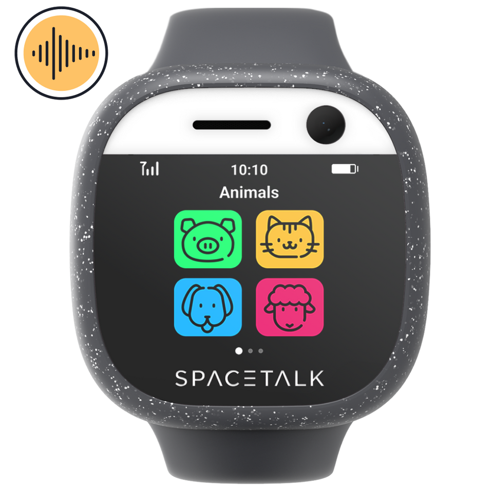 Kids smart watch phone with gps tracker funny sounds wellness feature spacetalk adventurer kids watch phone